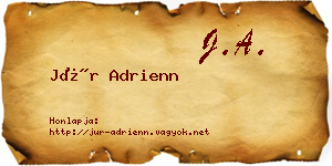 Jür Adrienn névjegykártya